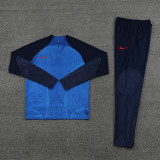 2023 NK Dark Blue Half Pull Tracksuit #NB06(半拉链)