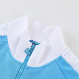 23-24 Man City Sky Blue Jacket Tracksuit #02