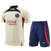 23-24 PSG Beige Training Short Suit