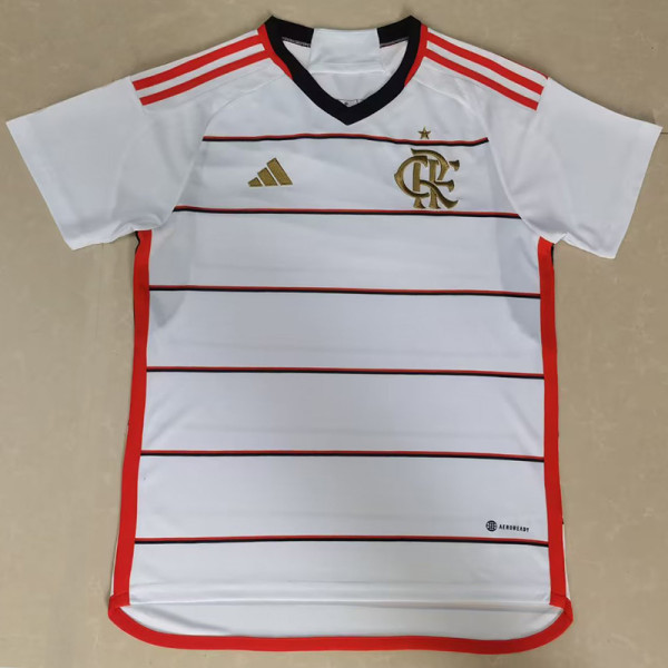 23-24 Flamengo Away Fans Soccer Jersey