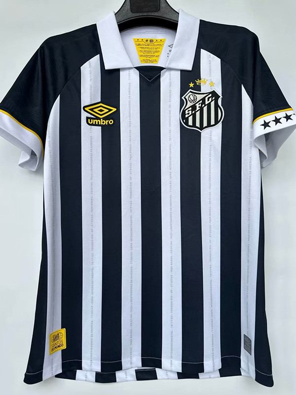 23-24 Santos FC Away 1:1 Fans Soccer Jersey (无广告版)