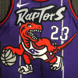 Raptors VANVLEET #23 Purple Retro Top Quality Hot Pressing NBA Jersey