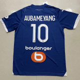 23-24 Marseille Away 1:1 Fans Soccer Jersey (Print all Sponsor)