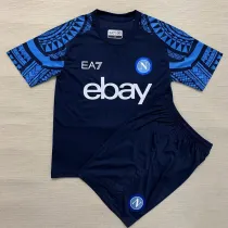 23-24 Napoli Royal blue Kids Training Soccer Jersey