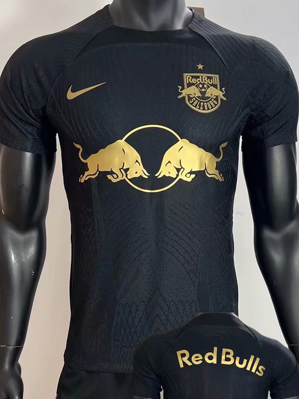 2023 RB Salzburg Black Champion Edition Player Version Soccer Jersey (萨尔茨堡红牛)