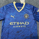 2023 Man City Special Edition Blue Fans Soccer Jersey