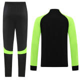 2023 NK NJ01 Black Green Kids Jacket Tracksuit (童装)