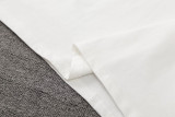 24-25 JUV White Training Short Suit (100%Cotton)纯棉