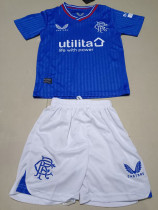 23-24 Rangers Home Kids Soccer Jersey