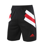 23-24 Man Utd Retro Black Training Shorts Pants