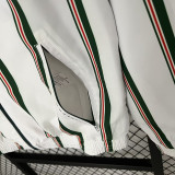 2023 Italy Dark green & White Double Sided Windbreaker (双面风衣)