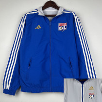 23-24 Lyon Blue & White Double Sided Windbreaker (双面风衣)