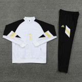 23-24 JUV White Half Pull Tracksuit (半拉链)