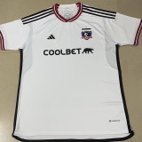 23-24 Colo-Colo Home Fans Soccer Jersey (Print ASS..RD,DGO )