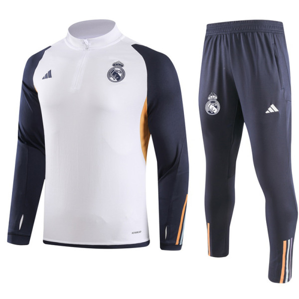23-24 RMA White Half Pull Tracksuit (半拉链)