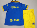 23-24 Club America Away Kids Soccer Jersey