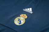 23-24 RMA Royal Blue Half Pull Tracksuit #B692 (半拉链)