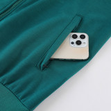 23-24 AD Dark Green Hoodie Jacket Tracksuit #AM02