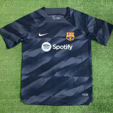23-24 BAR Black Grey GoalKeeper Soccer Jersey