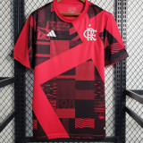 23-24 Flamengo Red Black Training shirts
