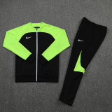 2023 NK NJ01 Black Green Kids Jacket Tracksuit (童装)
