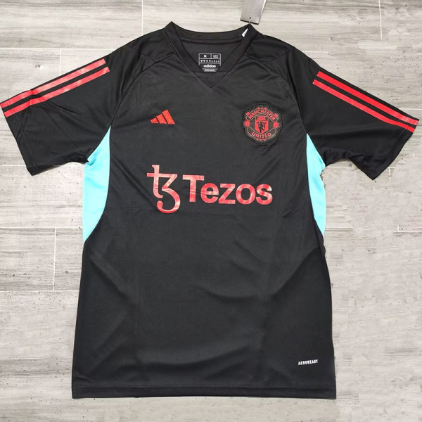 23-24 Man Utd Black Training shirts