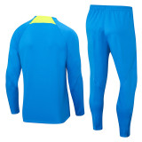 23-24 Club America Sky Blue Half Pull Tracksuit (半拉链)