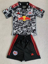 23-24 New York red Bulls Third Kids Soccer Jersey (带章)