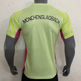 23-24 Monchengladbach Fluorescent  Yellow GoalKeeper Soccer Jersey