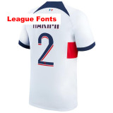 23-24 PSG Away Player Version Soccer Jersey