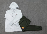 23-24 BAR White Hoodie Jacket Tracksuit #F541
