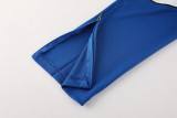 2023 NK Fancy Blue Half Pull Tracksuit #NB07(半拉链)