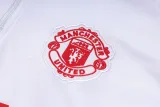 23-24 Man Utd White Half Pull Tracksuit (半拉链)