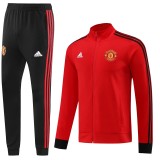 23-24 Man Utd Red Jacket Tracksuit #03