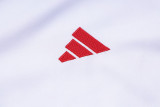 23-24 Man Utd White Half Pull Tracksuit (半拉链)
