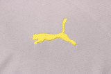 23-24 Dortmund Grey Kids Half Pull Tracksuit #E689 (童装) (半拉链)