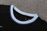 24-25 INT Black Training Short Suit (100%Cotton)纯棉