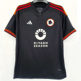 23-24 Roma Third 1:1 Fans Soccer Jersey (Print RI..SE. )(圆圈广告)