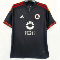 23-24 Roma Third 1:1 Fans Soccer Jersey (Print RI..SE. )(圆圈广告)