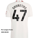 23-24 Man Utd Third Player Version Soccer Jersey