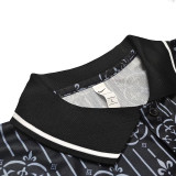 21-23 PSG Grey Black Classic Polo Short Sleeve (印花)