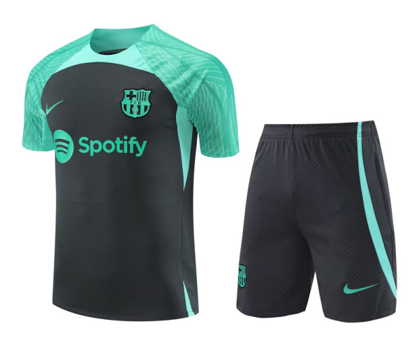23-24 BAR Green-Black Training Short Suit