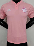 23-24 Algeria Pink Player Version Polo Short Sleeve