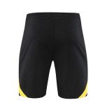 23-24 PSG Black Yellow Training Shorts Pants (Trapeze Edition) 飞人版