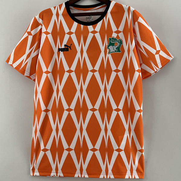 23-24 Ivory coast Orange Special Edition Fans Soccer Jersey