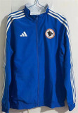 2023 Roma Blue & White Double Sided Windbreaker (双面风衣)
