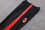23-24 ACM Black-Red Half Pull Tracksuit #B713(半拉链)