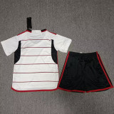 23-24 Flamengo Away Kids Soccer Jersey