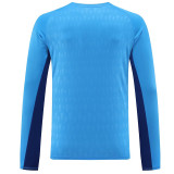 23-24 Man Utd Blue GoalKeeper Long Sleeve Soccer Jersey (长袖)