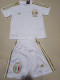 2023 Italy White Edition Kids Soccer Jersey a#d